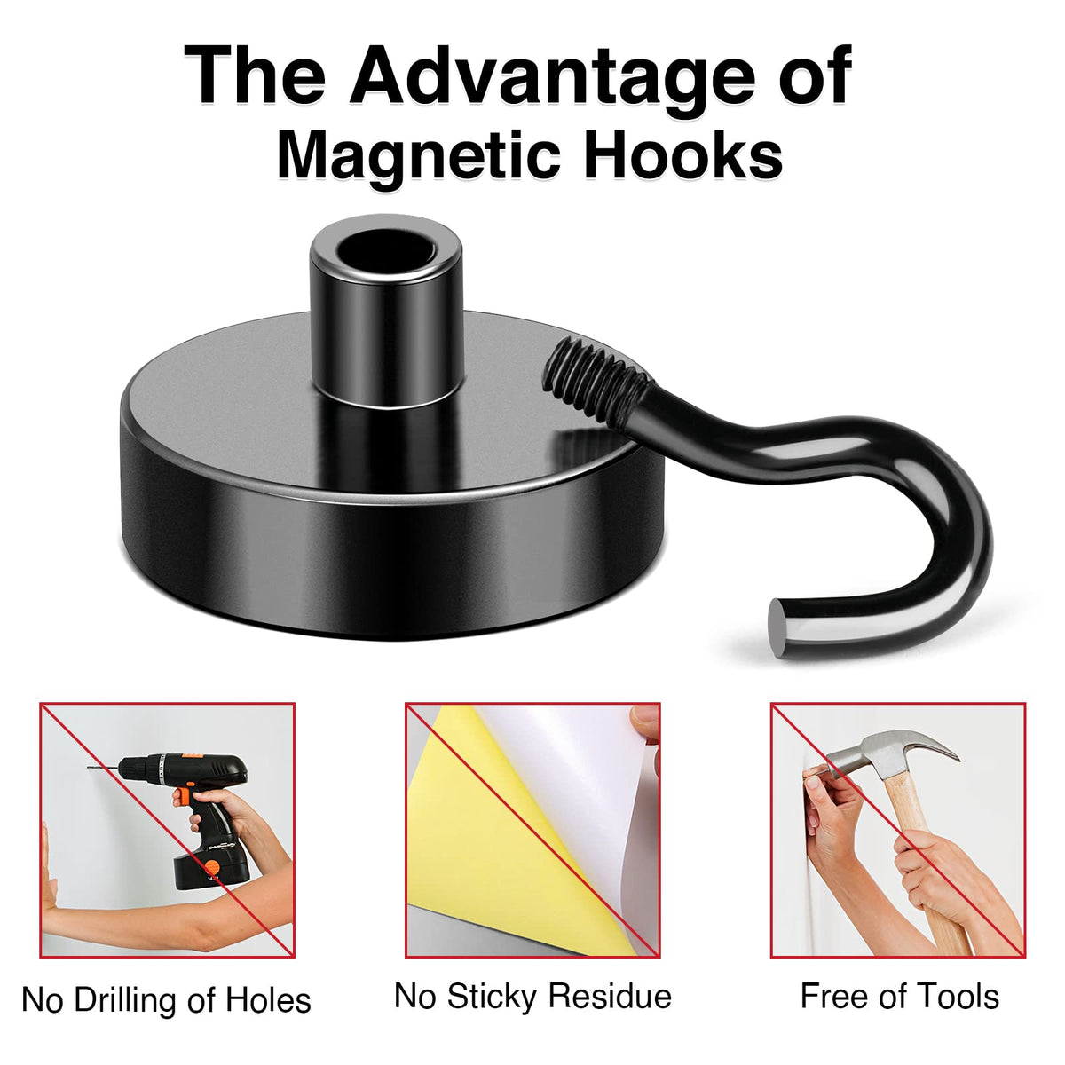 MIKEDE cruise door decor magnet keeps lightweight items organized.