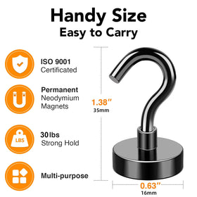 MIKEDE magnetic hook easy remove for quick kitchen decluttering.