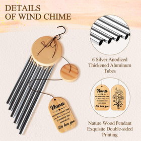 Milcier Nana wind chime gift box ready for gifting on special occasions.
