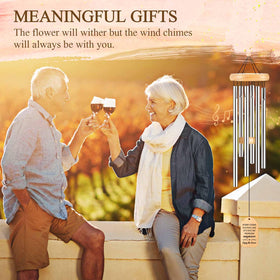 Milcier wind chime hanging in garden, adding soothing outdoor sound