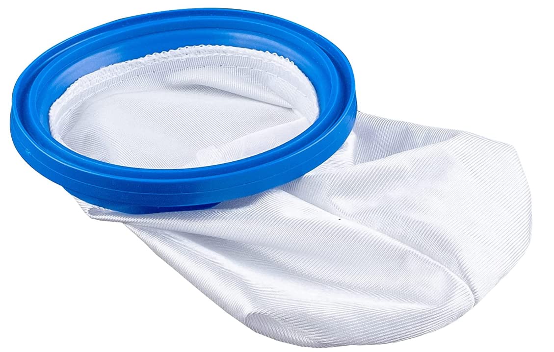 MILMUMU filter bag attached to compatible pool vacuums.