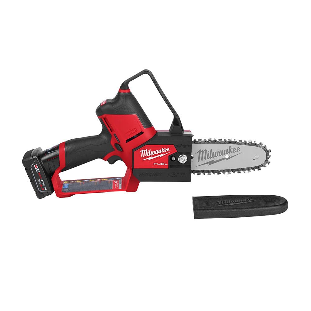 Milwaukee M12 pruning saw blade detail for clean branch cuts