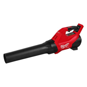 Milwaukee M18 FUEL Blower tool-only, side view, ideal for quick debris cleanup.