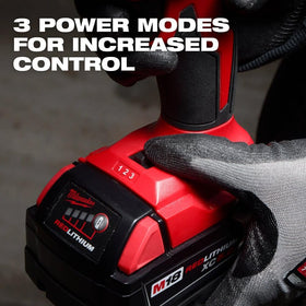 Milwaukee M18TRADE Brushless Precision Blower compact design enables use in tight spaces