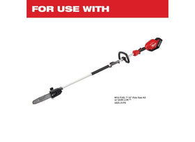 Milwaukee Quik-Lok 10-inch pole saw chain packaging showing replacement option.