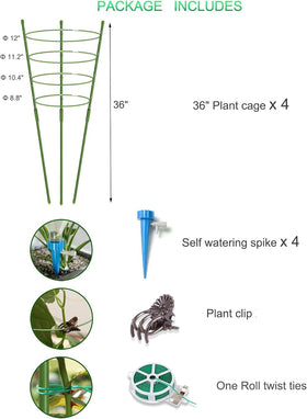 Mimeela plant support clips secure stems during growth.