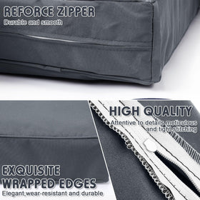 Mindsoft zipper cushion cover enables quick changing of cushions.