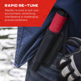 MINELAB Pro-Find 40 Built-in flashlight supports low-light field hunts.