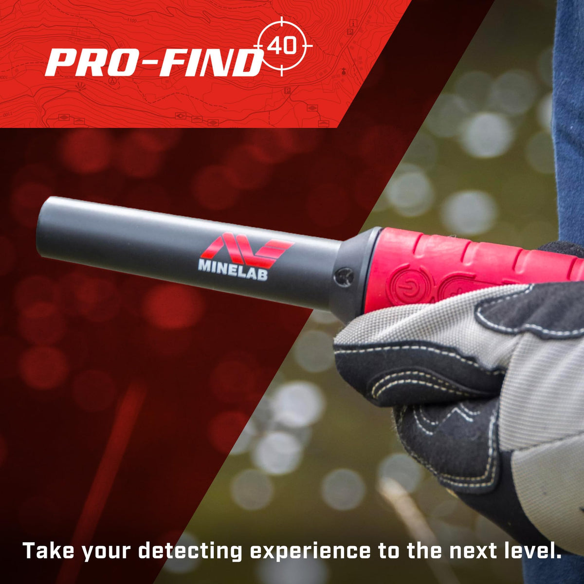MINELAB Pro-Find 40 Tone ID highlights ferrous versus nonferrous targets for clearer decisions.