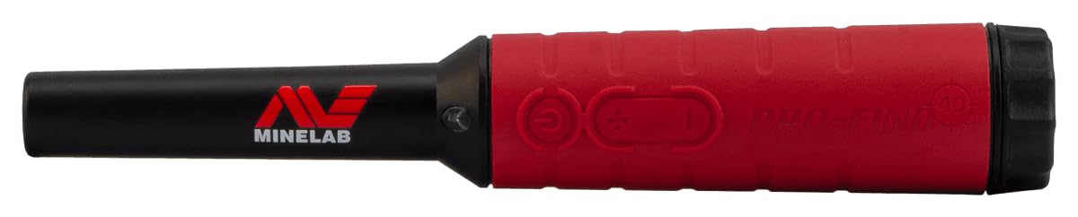 MINELAB Pro-Find 40 waterproof pinpointer ready for beach and wet-ground probing.