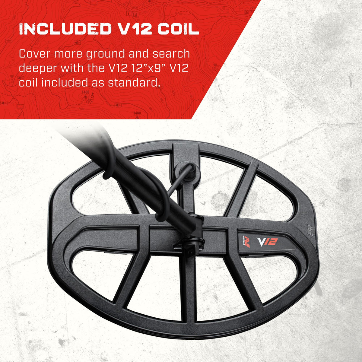 MINELAB Vanquish 540 waterproof coil supports shallow-water hunts