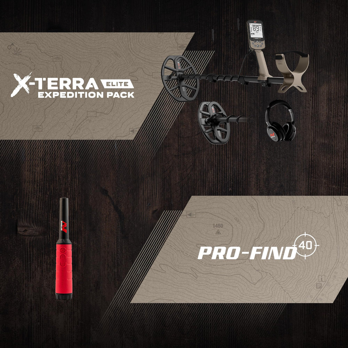 MINELAB X-Terra Elite Expedition with V12X coil searching deeper relics
