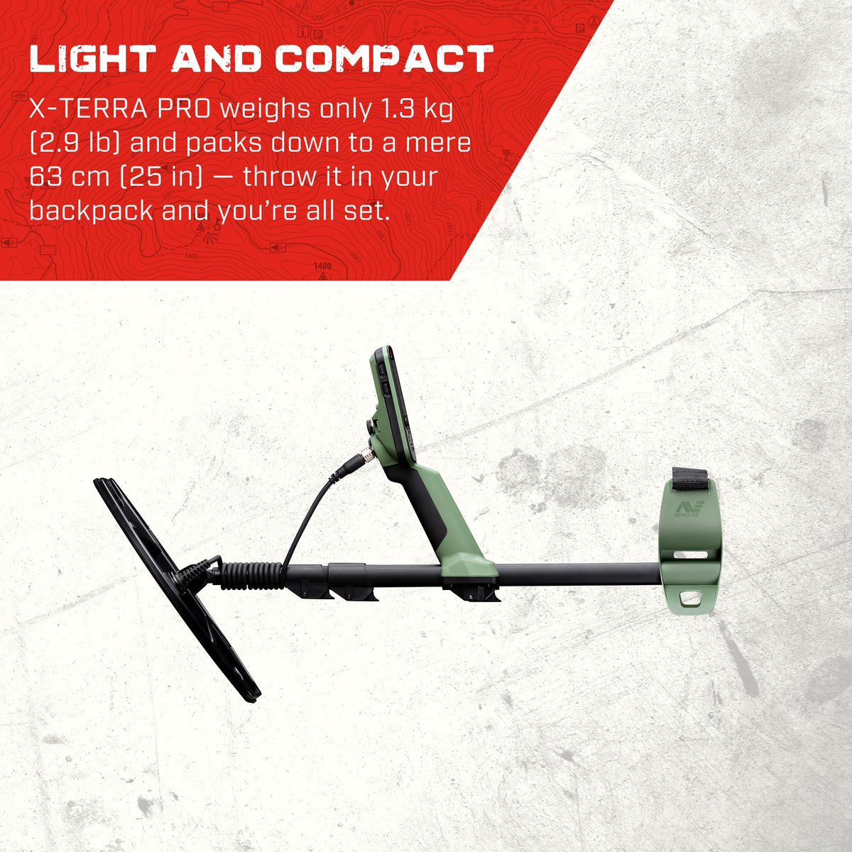 MINELAB X-Terra PRO control pod flashlight for night hunts