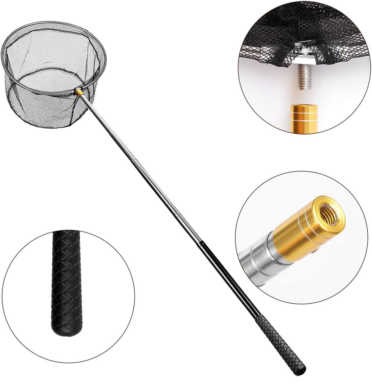 Mingjieus stainless steel frame resists bending for reliable scooping.
