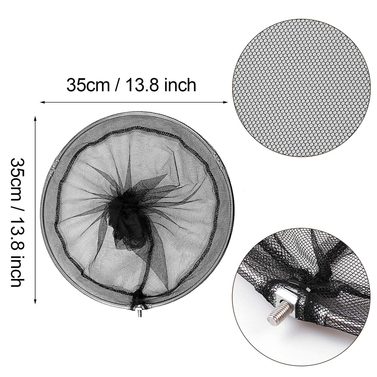 Mingjieus telescopic pole extends to 58 inches for easy cleaning from above-ground setups.