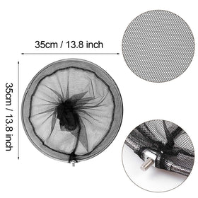 Mingjieus telescopic pole extends to 58 inches for easy cleaning from above-ground setups.