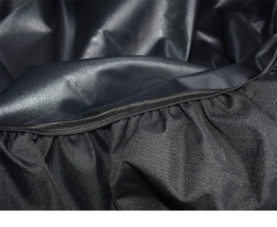 Mini Lustrous grill cover showing high-density stitching for durability and long life.