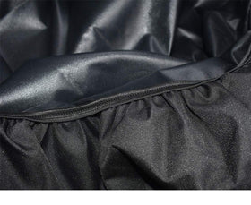 Mini Lustrous grill cover showing high-density stitching for durability and long life.