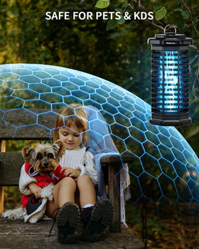 Minimoon Bug Zapper bottom tray removal enables easy cleaning
