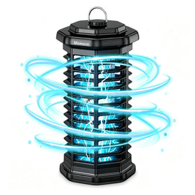 Minimoon Bug Zapper outdoor front view with 4000V grid for fast mosquito elimination