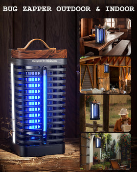 Minimoon Bug Zapper backyard setup ready for evenings outdoors.