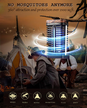 Minimoon Bug Zapper secure casing protects children and pets.