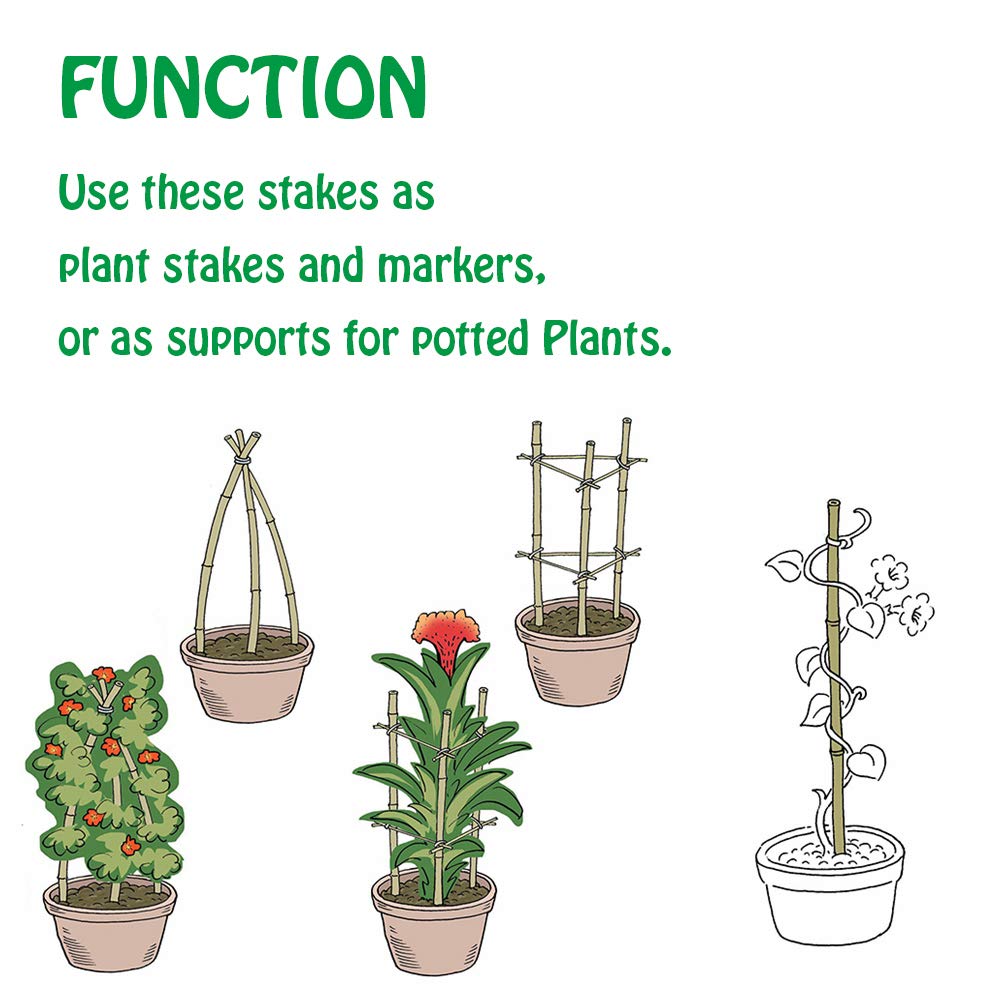 Mininfa easy-installation stakes simplify garden setup and staking