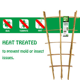 Mininfa trellis set installs easily by staking into soil or securing to walls.