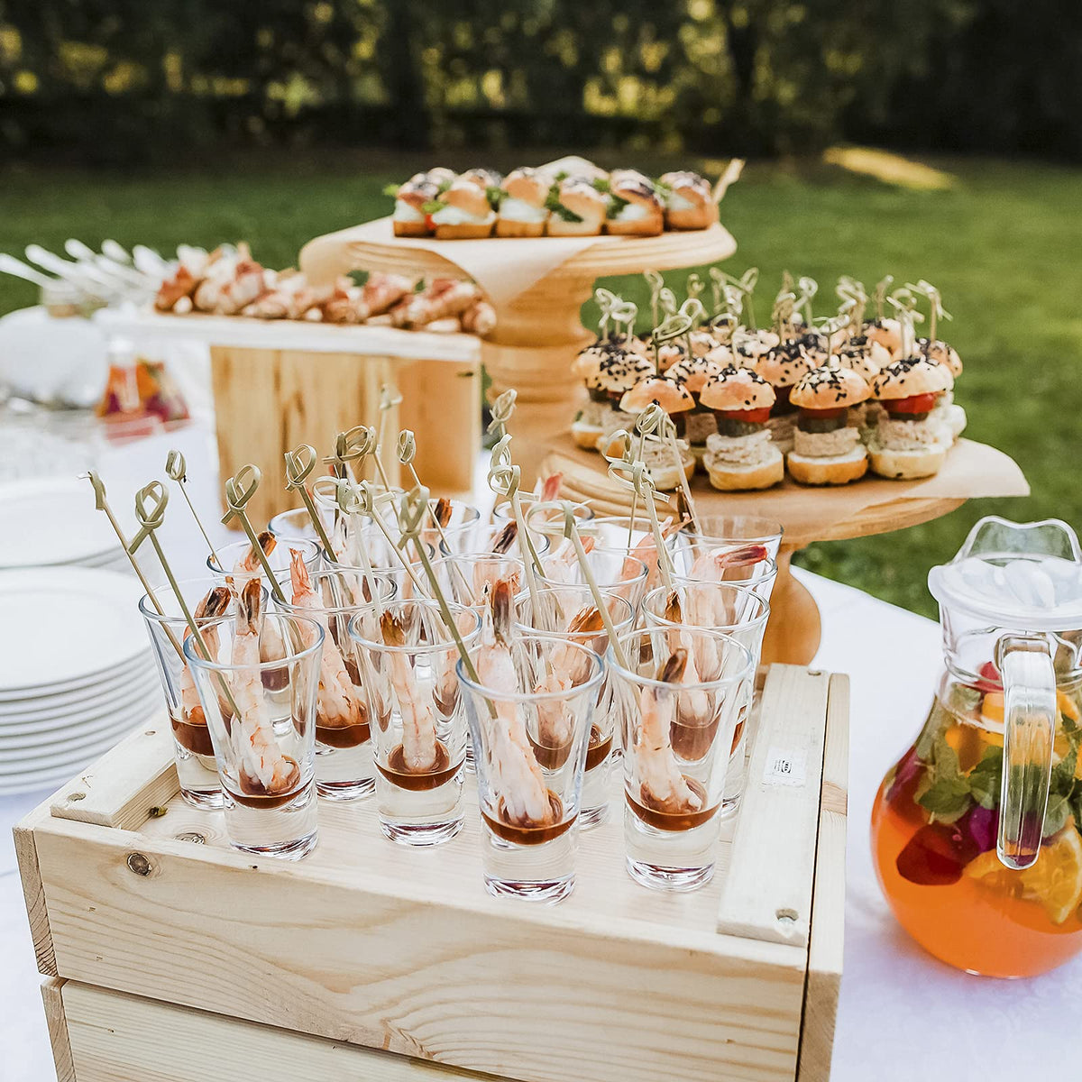 Long usable length supports multiple garnishes without crowding glasses.