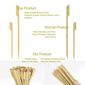 Minisland polished bamboo stick showing clean surface and grip.