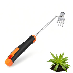 MINOVARA four-tined weeding tool for quick, thorough weed removal