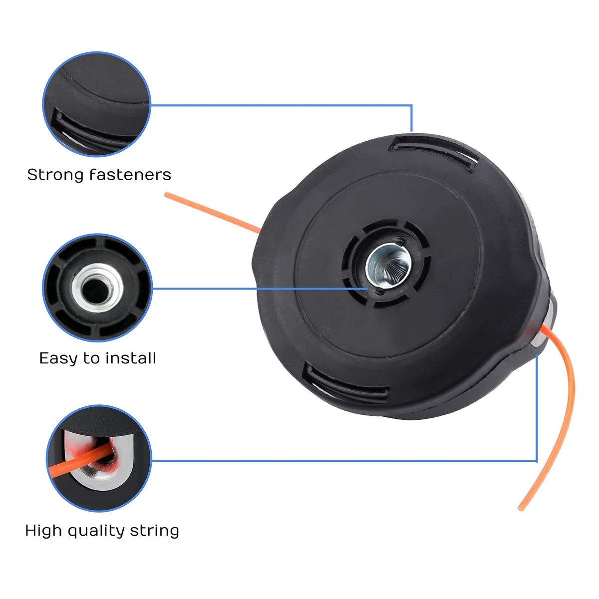 Mintu T25 trimmer head compatible with Husqvarna 128LDX brushcutters