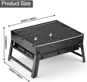 Minxchen fold-out legs ready for campsite or backyard grilling