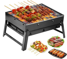 Minxchen portable charcoal grill with foldable structure for quick setup and transport