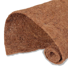 MIOHNAN natural coco coir liner roll spread in a planter for balanced drainage