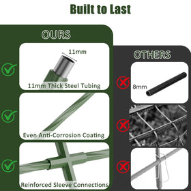 Miory easy-assembly kit with clips, ties, netting, and gloves