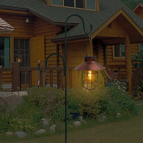 MIPON sturdy wrought iron construction withstands wind and weather outdoors.