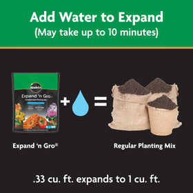 Miracle-Gro Expand 'n Gro in-ground use lightens soil and boosts air space