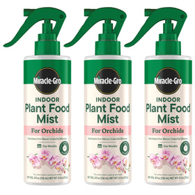 Miracle-Gro Orchid Mist bottle for quick nourishment and vibrant blooms