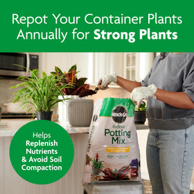 Miracle-Gro Indoor Potting Mix bundle fills one 12-inch container