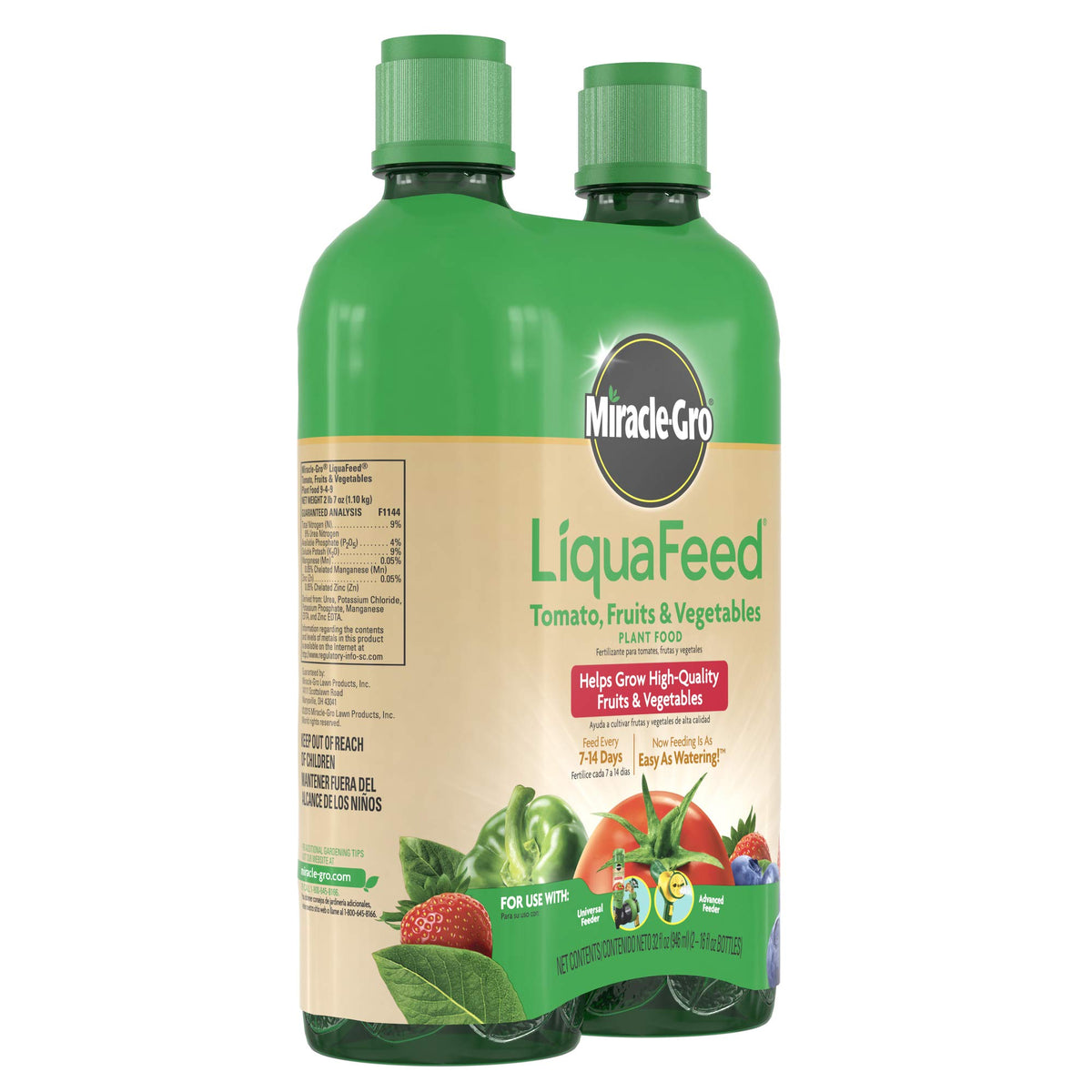 LiquaFeed feeder assembly enabling hose-fed plant nutrition.