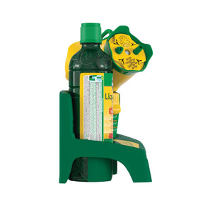 LiquaFeed starter kit shown with feeder attached to garden hose.