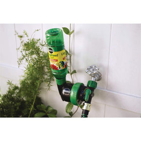 Using LiquaFeed with a hand sprayer keeps plants nourished.