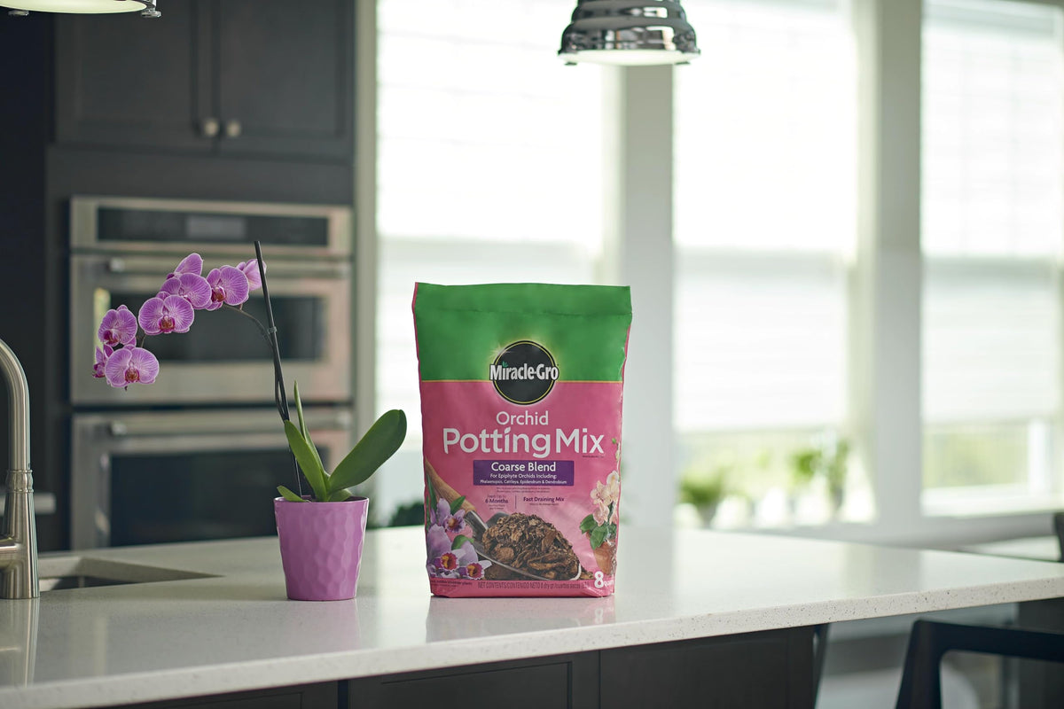 Miracle-Gro Orchid Potting Mix Coarse bundle packaging ready for purchase.