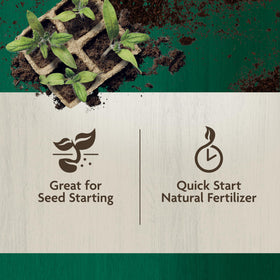 Miracle-Gro Organic Indoor Potting Mix transplanting scene shows easy root-ball placement.