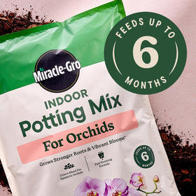 Packaging of the Miracle-Gro orchid care bundle and included items.