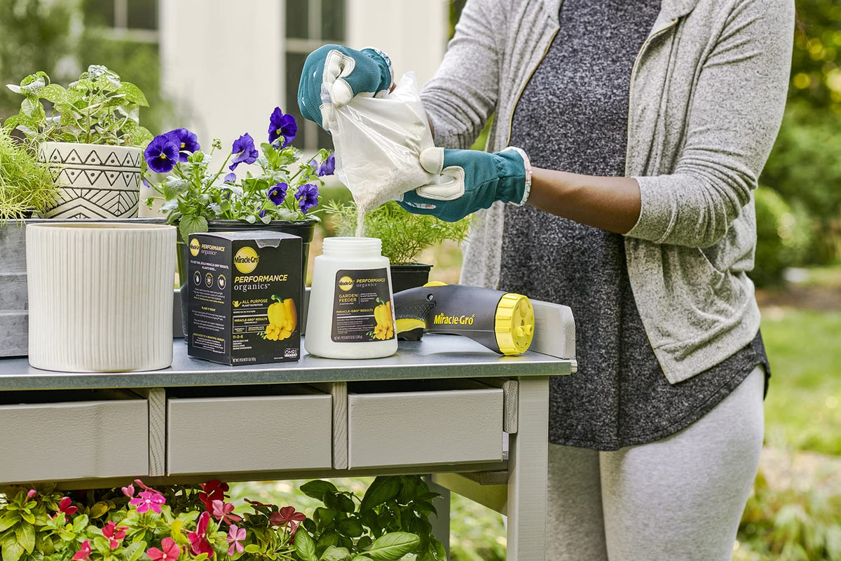 First feeding included for quick nourishment of vegetables, flowers, and herbs.