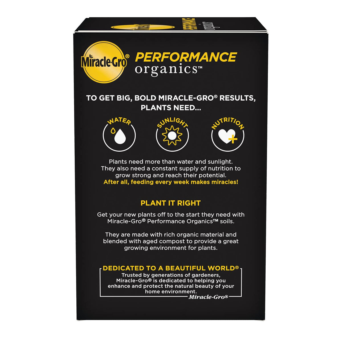 Ready-to-use application for weekly feeding in a home garden