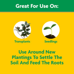 Miracle-Gro Quick Start being used during planting application.