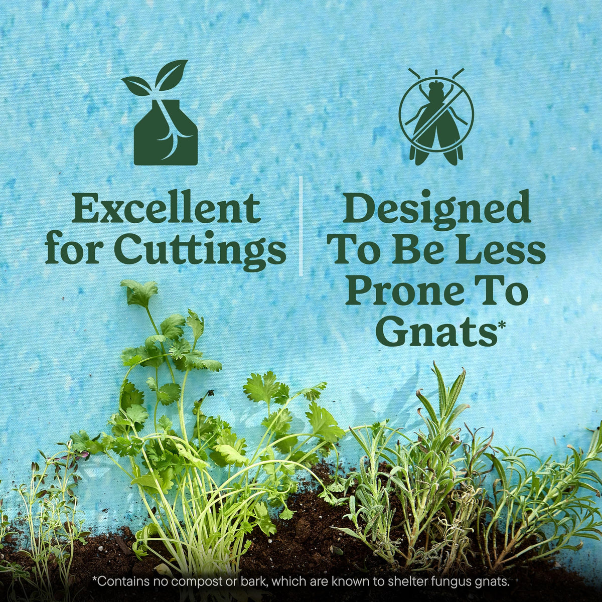 Miracle-Gro seed starting mix suitable for vegetables, herbs, and flowers